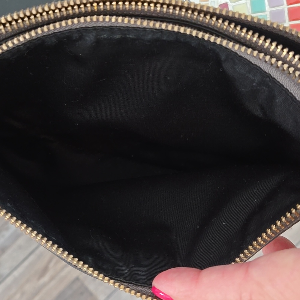 Coach Gold Leather Crossbody Bag - Picture 9 of 13
